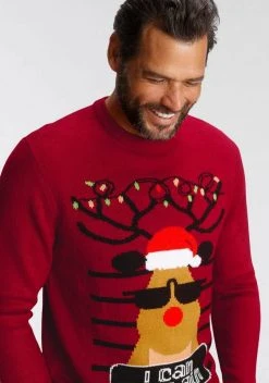 Man's World Rundhalspullover »Rentier« -Mans World Verkäufe 0f2af9e5 9fcb 50df 9930 f8cf5234de97