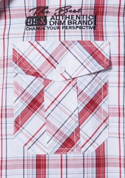 Man's World Kurzarmhemd mit modischen Applikationen -Mans World Verkäufe 13774690