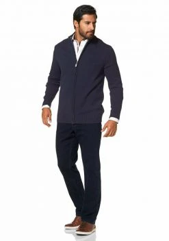 Man's World Strickjacke aus Baumwollmischung Schwarz, Marine -Mans World Verkäufe 14121582