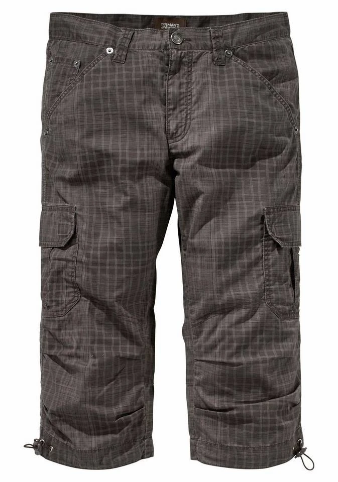 Man's World Cargobermudas in 3/4-Länge mit modischem Karomuster Grau-braun-kariert, Blau-kariert 6 Man's World Cargobermudas in 3/4-Länge mit modischem Karomuster Grau-braun-kariert, Blau-kariert – Bild 6