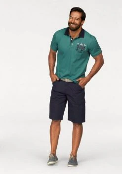 Man's World Poloshirt in Piqué-Qualität mit Kontrastkragen -Mans World Verkäufe 16215539