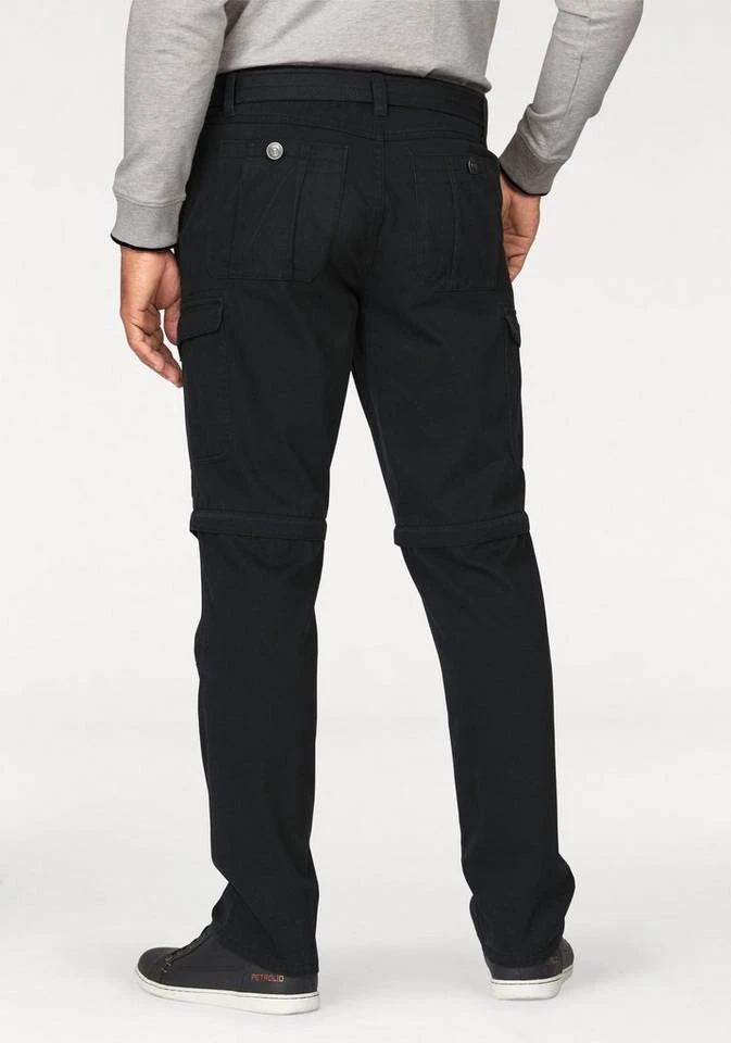 Man's World Cargohose (Set, mit Gürtel) mit Zip-Off Funktion Schwarz, Grau 2 Man's World Cargohose (Set, mit Gürtel) mit Zip-Off Funktion Schwarz, Grau – Bild 2