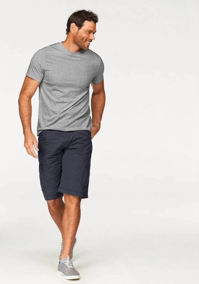 Man's World T-Shirt (Packung, 3-tlg., 3er-Pack) Basic T-Shirt mit trageangenehmer Qualität Olivgrün | khaki | natur, Weiß | weiß | weiß, Schwarz | schwarz | schwarz, Rot | marine | grau-meliert 4 Man's World T-Shirt (Packung, 3-tlg., 3er-Pack) Basic T-Shirt mit trageangenehmer Qualität Olivgrün | khaki | natur, Weiß | weiß | weiß, Schwarz | schwarz | schwarz, Rot | marine | grau-meliert – Bild 4