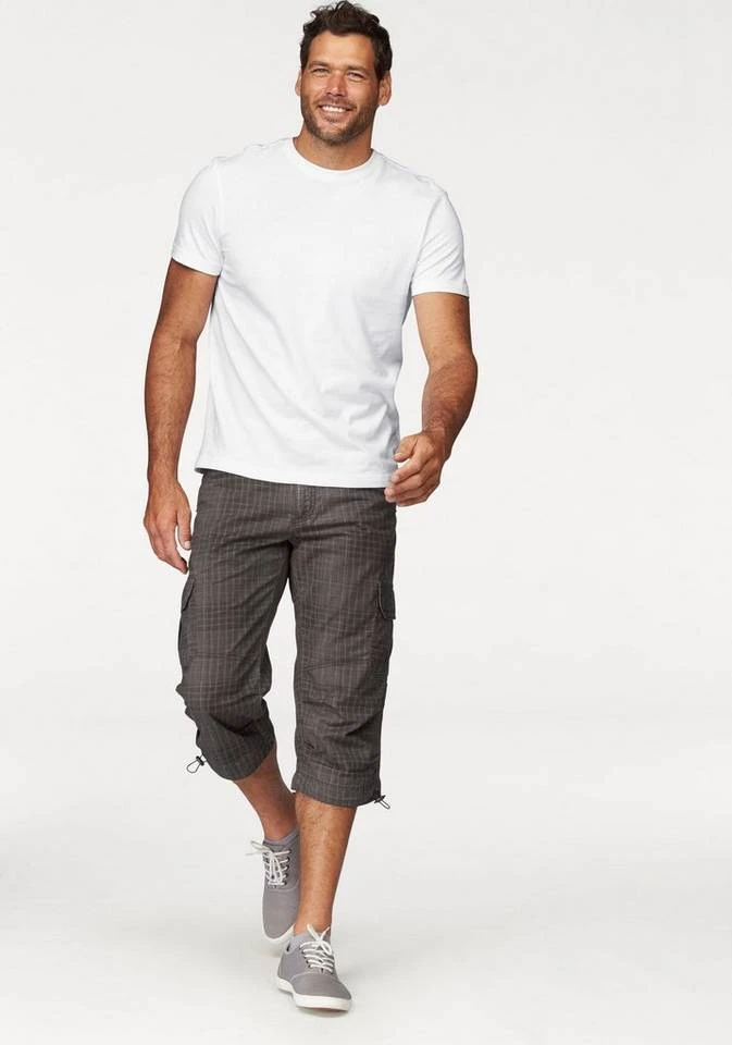 Man's World Cargobermudas in 3/4-Länge mit modischem Karomuster Grau-braun-kariert, Blau-kariert 4 Man's World Cargobermudas in 3/4-Länge mit modischem Karomuster Grau-braun-kariert, Blau-kariert – Bild 4