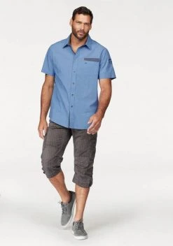 Man's World Cargobermudas in 3/4-Länge mit modischem Karomuster Grau-braun-kariert, Blau-kariert 21 Man's World Cargobermudas in 3/4-Länge mit modischem Karomuster Grau-braun-kariert, Blau-kariert -Mans World Verkäufe 18984956