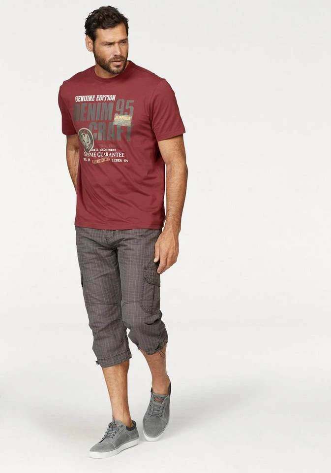 Man's World Cargobermudas in 3/4-Länge mit modischem Karomuster Grau-braun-kariert, Blau-kariert 11 Man's World Cargobermudas in 3/4-Länge mit modischem Karomuster Grau-braun-kariert, Blau-kariert – Bild 11