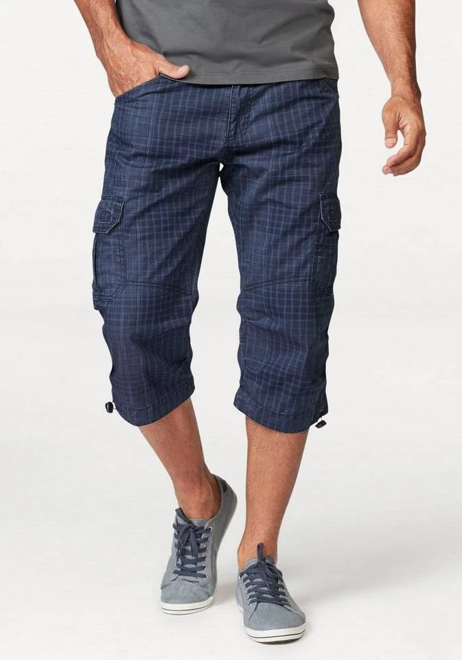 Man's World Cargobermudas in 3/4-Länge mit modischem Karomuster Grau-braun-kariert, Blau-kariert 12 Man's World Cargobermudas in 3/4-Länge mit modischem Karomuster Grau-braun-kariert, Blau-kariert – Bild 12