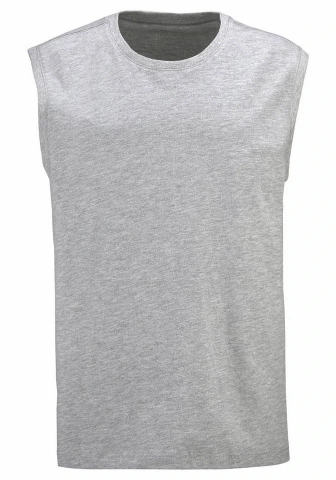 Man's World Muscleshirt (Packung, 2-tlg., 2er-Pack) aus reiner Baumwolle Blau | schwarz, Grau-meliert | olivgrün 6 Man's World Muscleshirt (Packung, 2-tlg., 2er-Pack) aus reiner Baumwolle Blau | schwarz, Grau-meliert | olivgrün – Bild 6