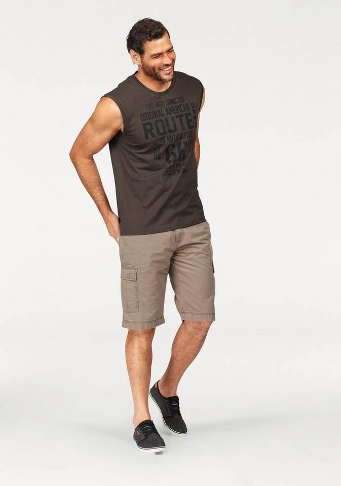 Man's World Muscleshirt (Packung, 2-tlg., 2er-Pack) aus reiner Baumwolle Blau | schwarz, Grau-meliert | olivgrün 4 Man's World Muscleshirt (Packung, 2-tlg., 2er-Pack) aus reiner Baumwolle Blau | schwarz, Grau-meliert | olivgrün – Bild 4