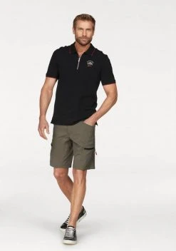 Man's World Shorts aus pflegeleichtem Material Schwarz, Khaki -Mans World Verkäufe 23869845