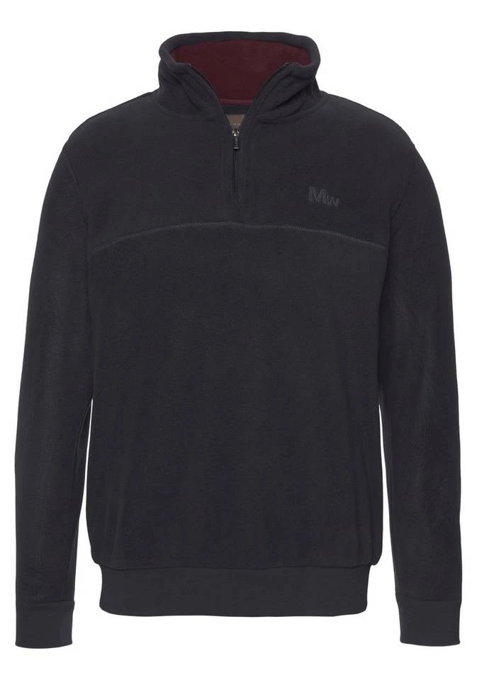 Man's World Fleecepullover mit Troyerkragen Burgund, Marine, Burgund (aus nachhaltigem Material), Marine (aus nachhaltigem Material) 5 Man's World Fleecepullover mit Troyerkragen Burgund, Marine, Burgund (aus nachhaltigem Material), Marine (aus nachhaltigem Material) – Bild 5