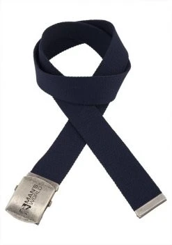 Man's World Stoffgürtel Mit Koppelschließe, Textilbandgürtel Marine, Schwarz, Beige, Grau -Mans World Verkäufe 28812208