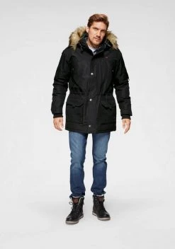 Man's World Parka Schwarz, Dunkelblau -Mans World Verkäufe 29124762