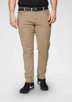 Man's World Dehnbund-Hose Stretchhose mit Dehnbund Khaki, Blau -Mans World Verkäufe 33103596