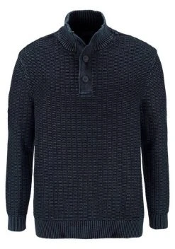 Man's World Troyer mit Ärmelbadge Dunkelblau, Schwarz 12 Man's World Troyer mit Ärmelbadge Dunkelblau, Schwarz -Mans World Verkäufe 35884801