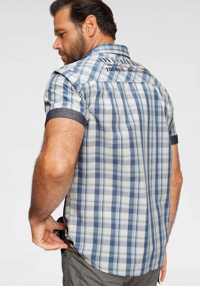 Man's World Kurzarmhemd Mit Chambray-Einsätzen an den Ärmeln 2 Man's World Kurzarmhemd Mit Chambray-Einsätzen an den Ärmeln – Bild 2