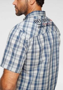 Man's World Kurzarmhemd Mit Chambray-Einsätzen an den Ärmeln 9 Man's World Kurzarmhemd Mit Chambray-Einsätzen an den Ärmeln -Mans World Verkäufe 36064660