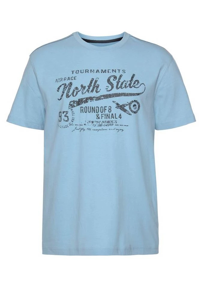 Man's World T-Shirt Hellblau, Rot, Anthrazit 6 Man's World T-Shirt Hellblau, Rot, Anthrazit – Bild 6