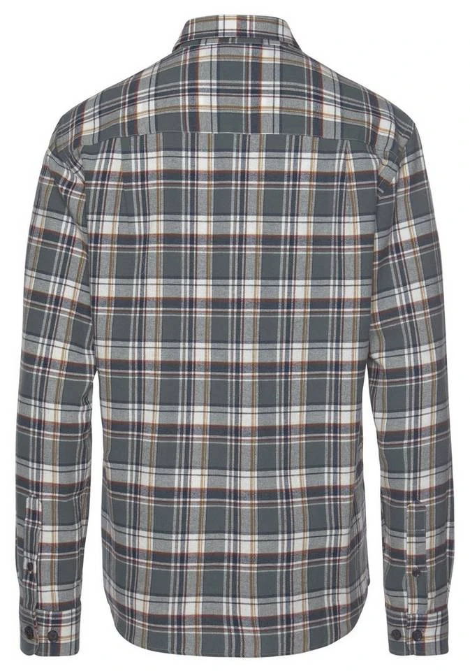 Man's World Flanellhemd Modisches Großkaromuster Grau-blau-weiß, Blau-offwhite-kariert 5 Man's World Flanellhemd Modisches Großkaromuster Grau-blau-weiß, Blau-offwhite-kariert – Bild 5