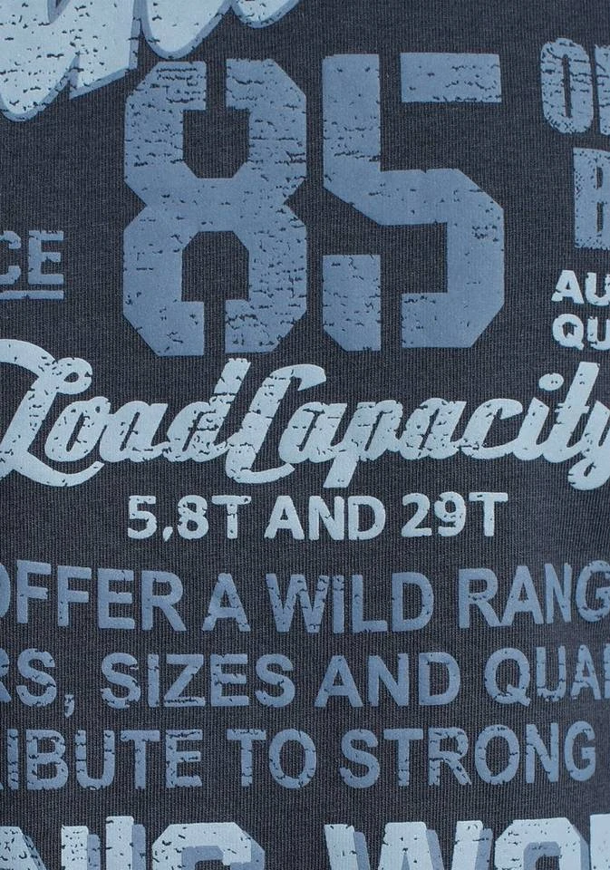 Man's World T-Shirt mit Print Blau-grau, Nachtblau, Dunkelgrau 5 Man's World T-Shirt mit Print Blau-grau, Nachtblau, Dunkelgrau – Bild 5