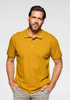 Man's World Poloshirt Piqué Marine, Weinrot, Wei&szlig;, Curry -Mans World Verkäufe 5f6d322c 1030 5459 a8d3 939a666ff613