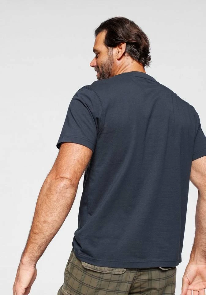 Man's World T-Shirt mit Print Blau-grau, Nachtblau, Dunkelgrau 2 Man's World T-Shirt mit Print Blau-grau, Nachtblau, Dunkelgrau – Bild 2