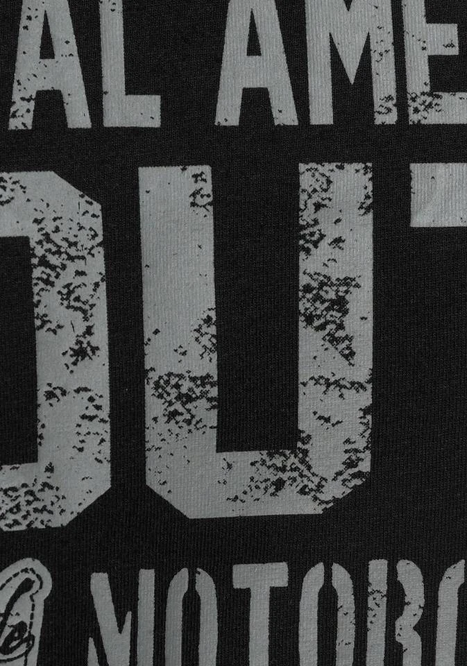 Man's World T-Shirt Großer Print Schwarz, Rauchblau, Koralle 6 Man's World T-Shirt Großer Print Schwarz, Rauchblau, Koralle – Bild 6