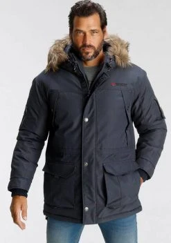 Man's World Parka Schwarz, Dunkelblau -Mans World Verkäufe f800c637 ff41 5ce9 a39f e7bc7892e62f
